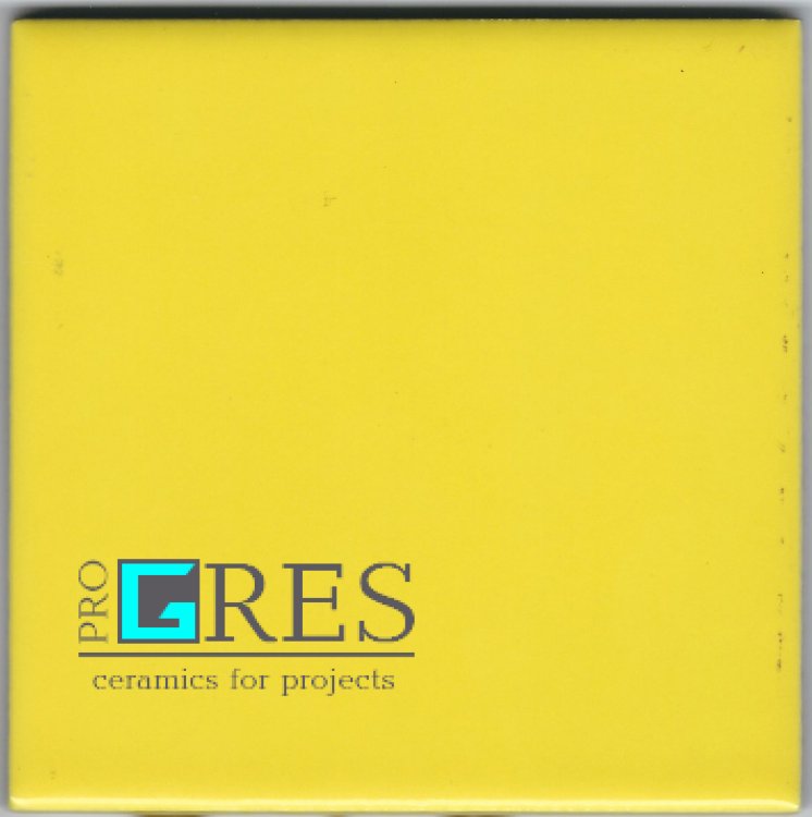 Плитка керамическая Vitra, М10х10, RAL 1018 Yellow Glosy К508244