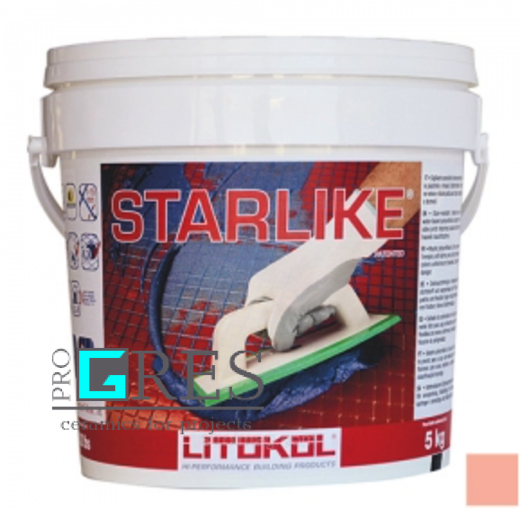 Затирочная смесь LITOKOL LITOCHROM STARLIKE (ЛИТОКОЛ ЛИТОХРОМ СТАРЛАЙК) C.220 (Silver / Светло-серый), 5 кг